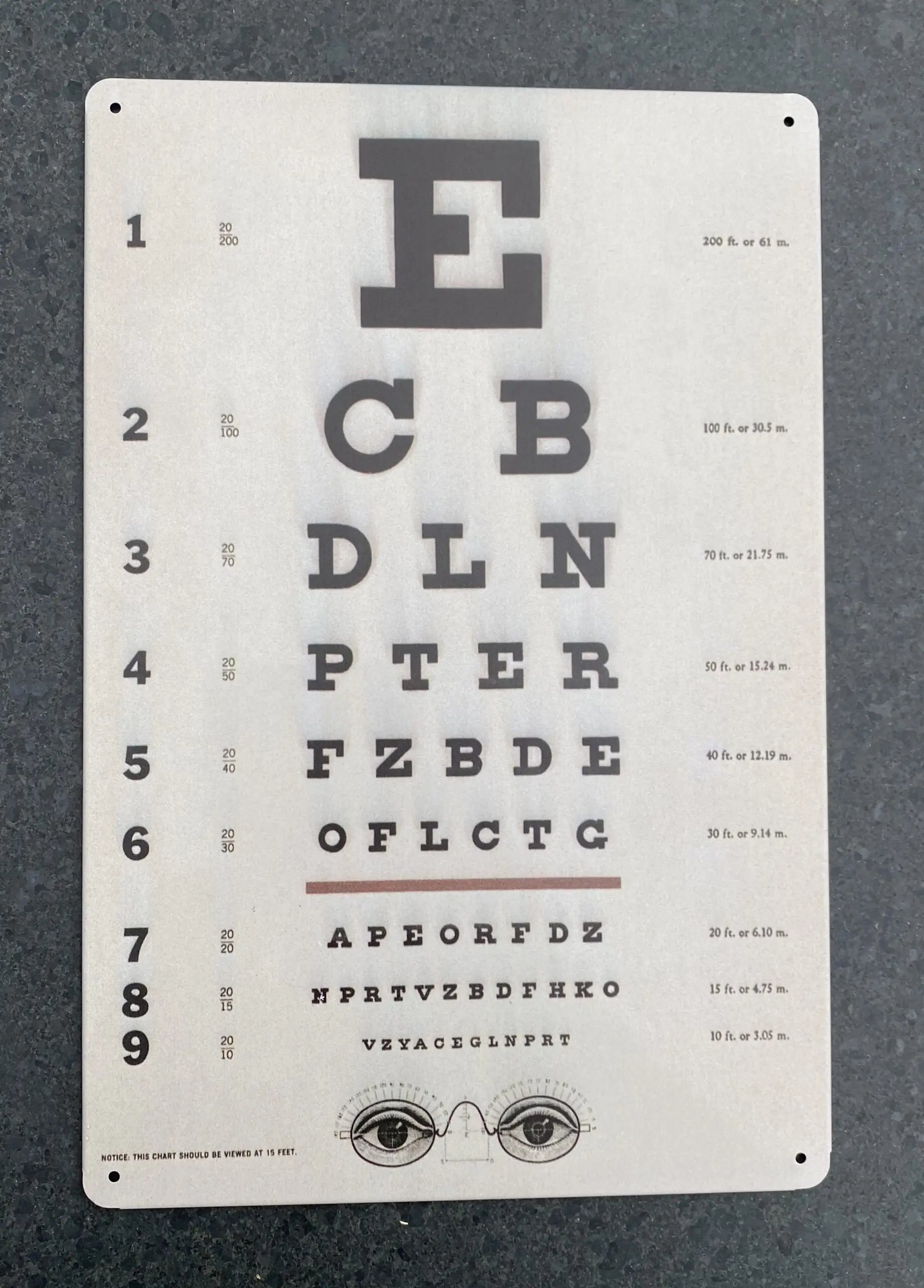 Tekstbord: "Opticien" TB1533