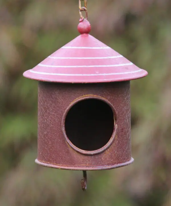 Vetbolhanger, vogelvoerhanger vogelhuisje, rond VH160B