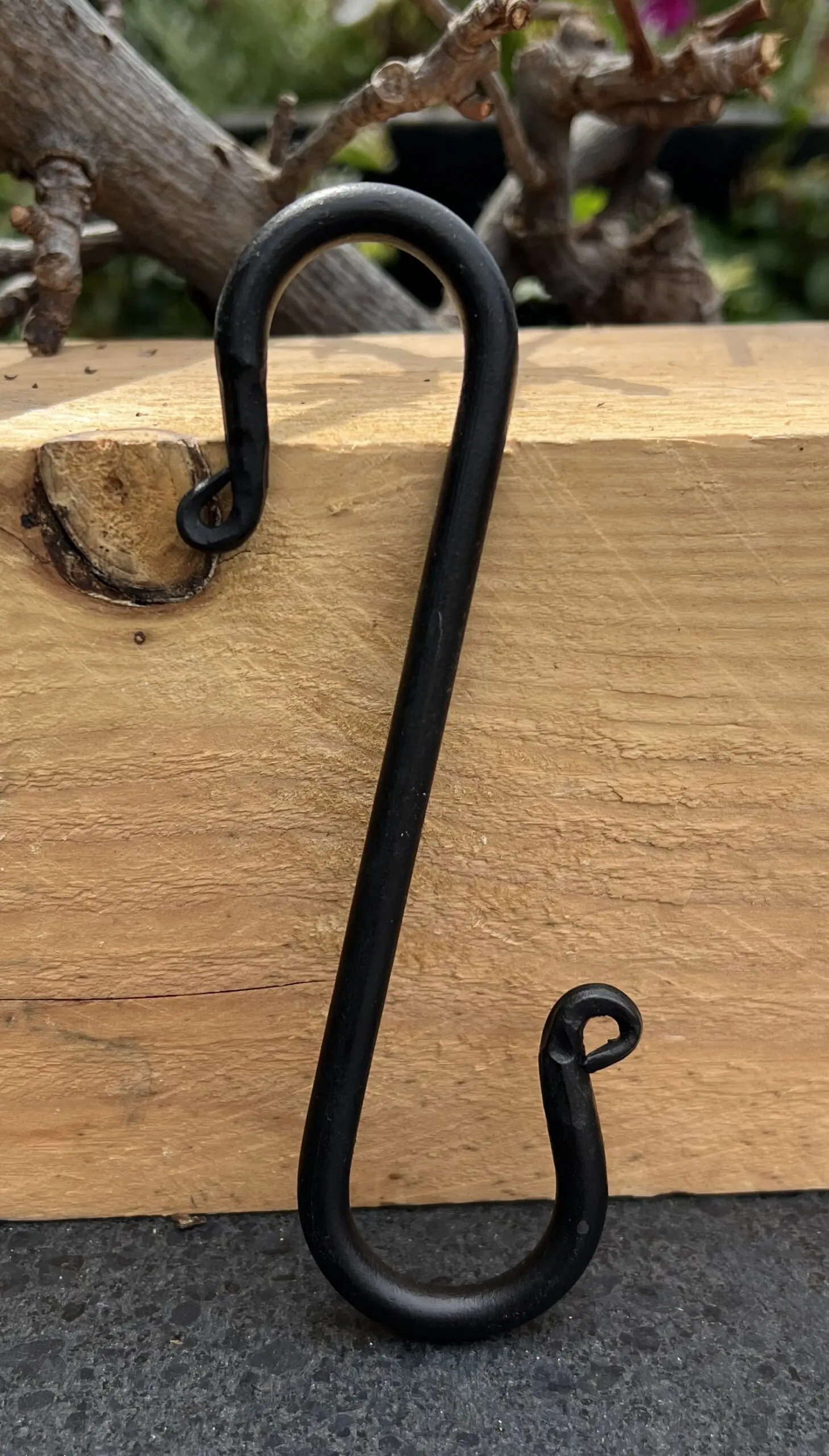 S-haak, metaal, 14,8 cm. zwart SH115 - Afbeelding 4