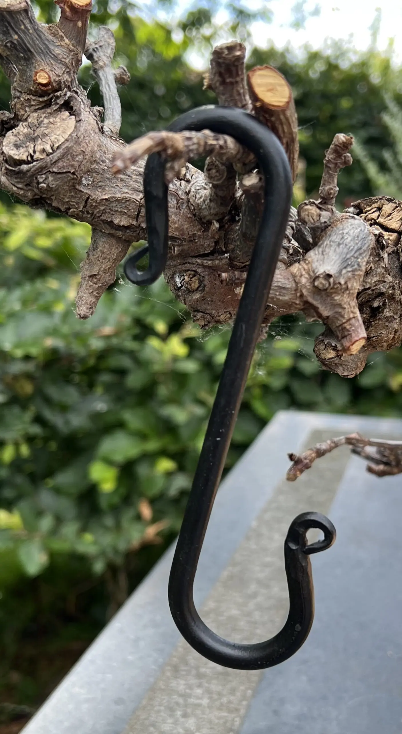 S-haak, metaal, 14,8 cm. zwart SH115 - Afbeelding 2