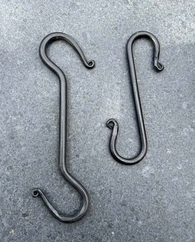 S-haak, metaal, 14,8 cm. zwart SH115 - Afbeelding 3