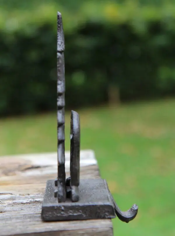 Stocking hanger ijsbeer met dennenbomen, kasthaak, gietijzer   XM162 - Afbeelding 7