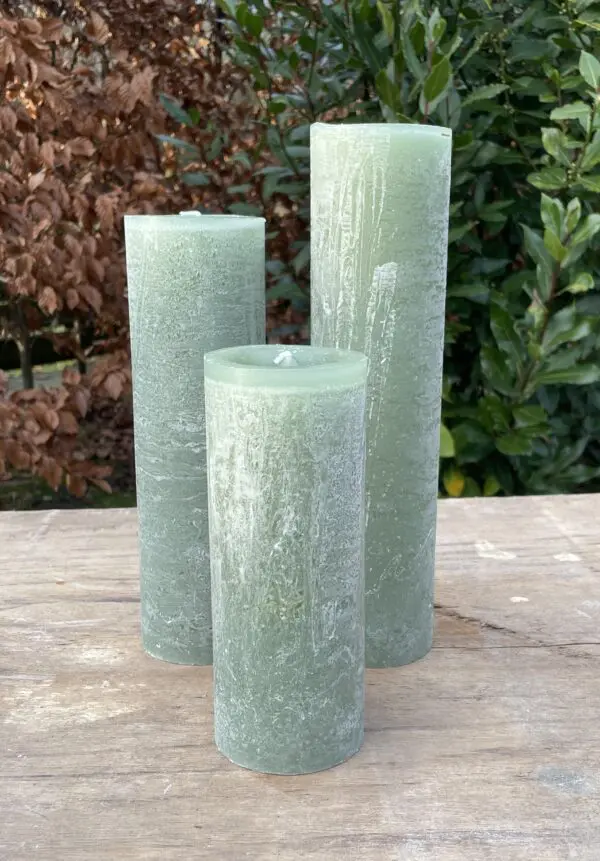 Krulkaars, Bika Kaarsen, set van 3, Matcha 333139 - Afbeelding 2