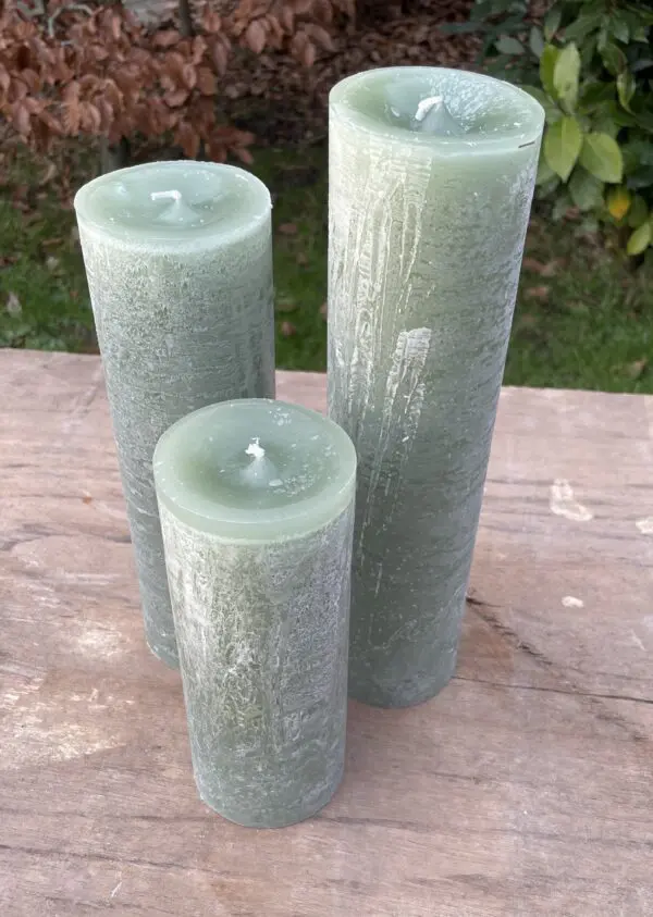 Krulkaars, Bika Kaarsen, set van 3, Matcha 333139 - Afbeelding 3