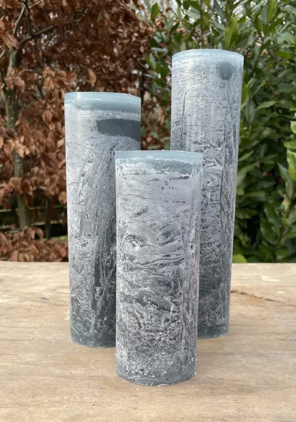 Krulkaars, Bika Kaarsen, set van 3, Pijnboompit 333141