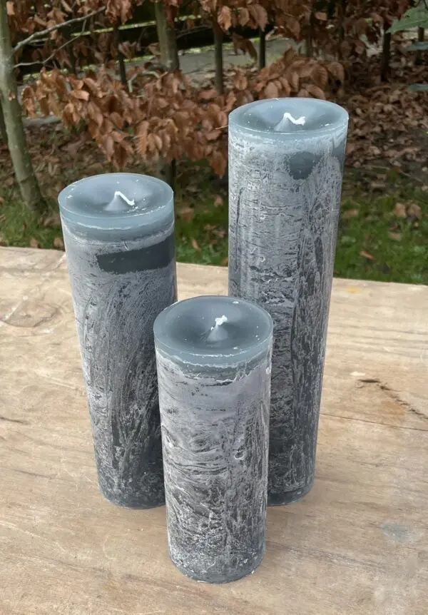 Krulkaars, Bika Kaarsen, set van 3, Pijnboompit 333141 - Afbeelding 3
