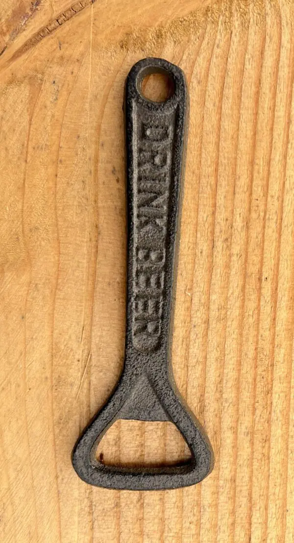 Flesopener "save water, drink beer", gietijzer FG562 - Afbeelding 2