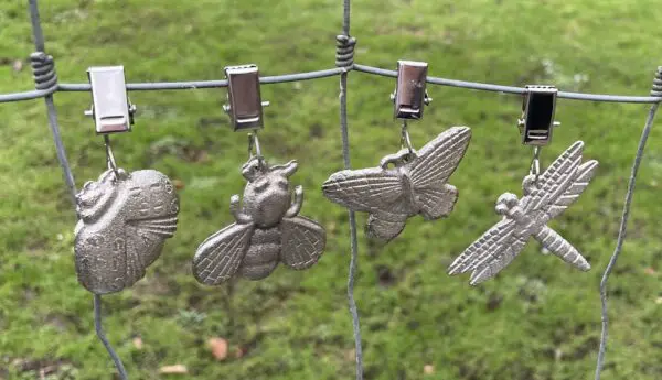 Tafelkleedgewichtjes vlinder, bij, libelle en Lieveheersb. TW31B - Afbeelding 2