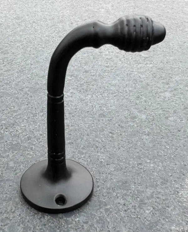 Kapstokhaak Elegant, Zwart, Gietijzer KH130 - Afbeelding 3