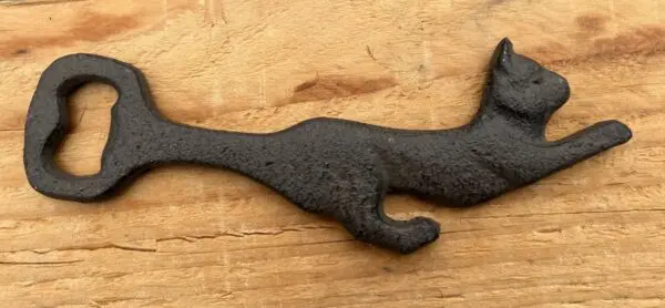 Flesopener poes, kat, gietijzer 6Y5289