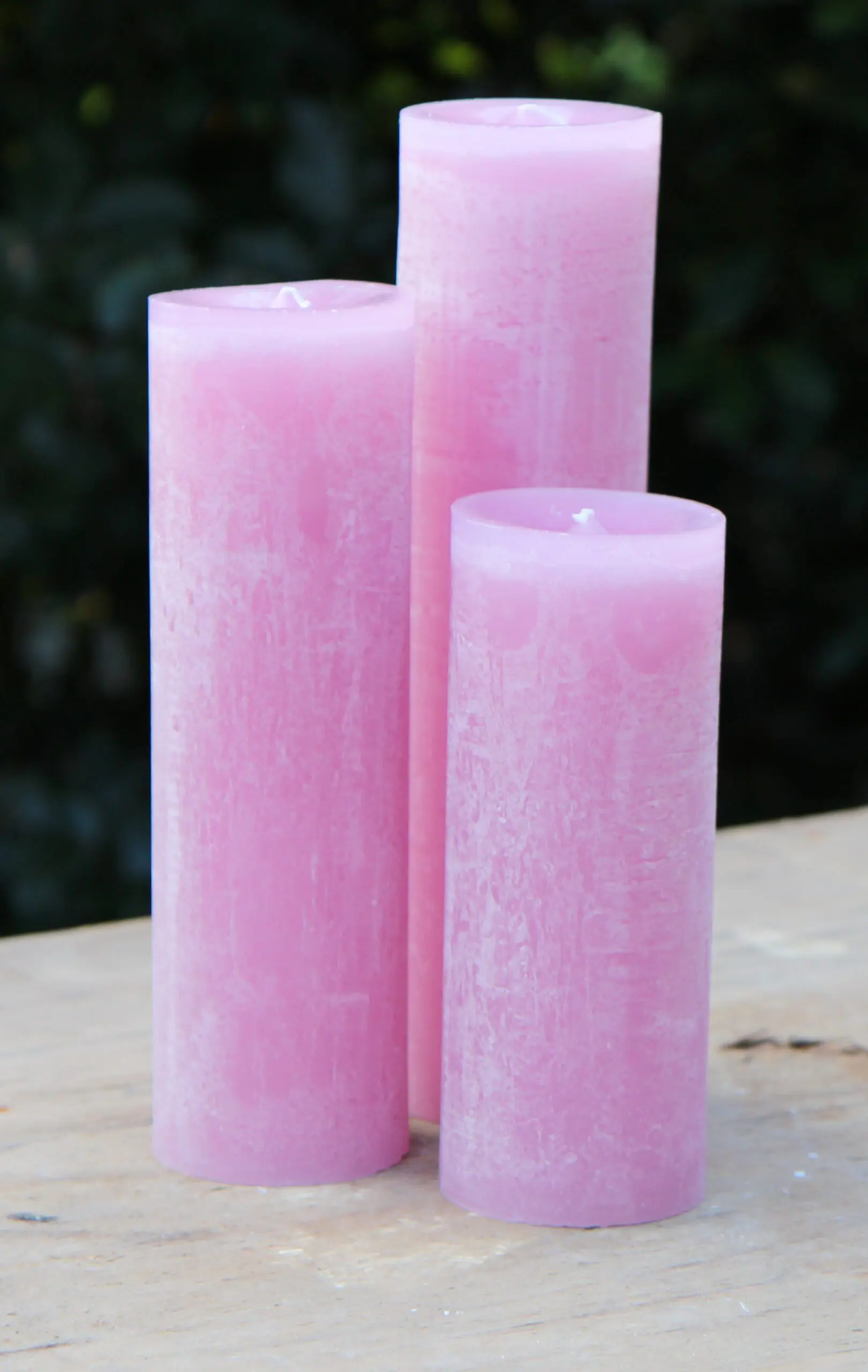Krulkaarsen, Bika Kaarsen, set van 3, Oud Roze 333158 - Afbeelding 4