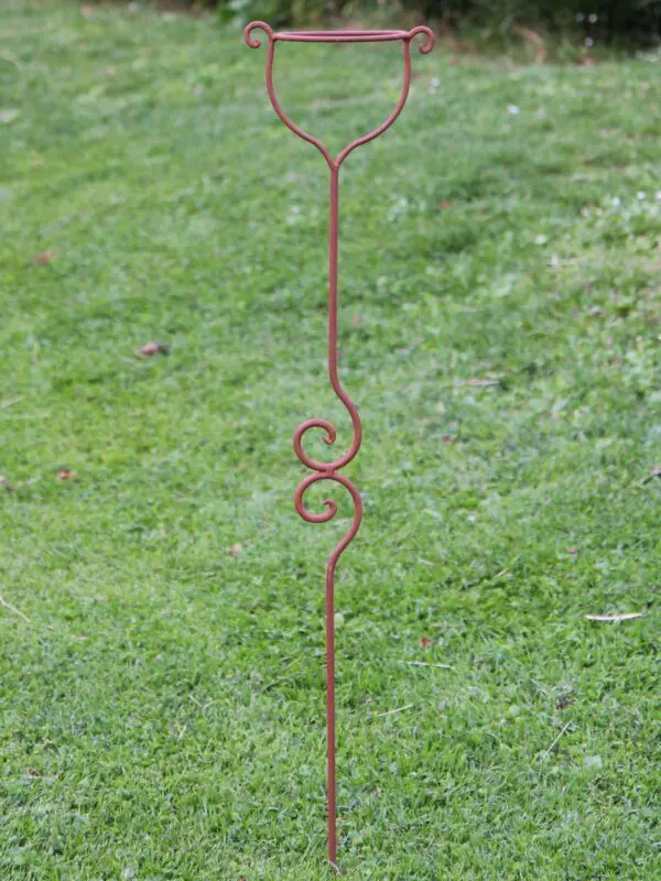 Bloempothouder op hoge steker, 116cm. BPH373 - Afbeelding 3