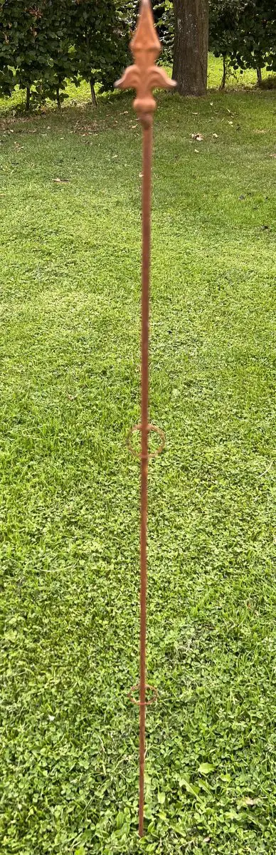 Plantensteun Franse Lelie met 2 ogen, 116 cm. PS531 - Afbeelding 3