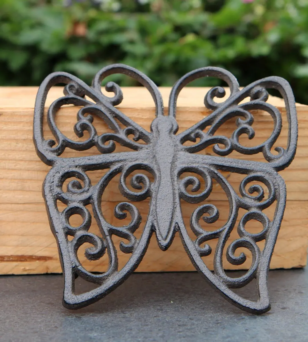 Onderzetter treefje vlinder, gietijzer 6Y5275 - Afbeelding 3