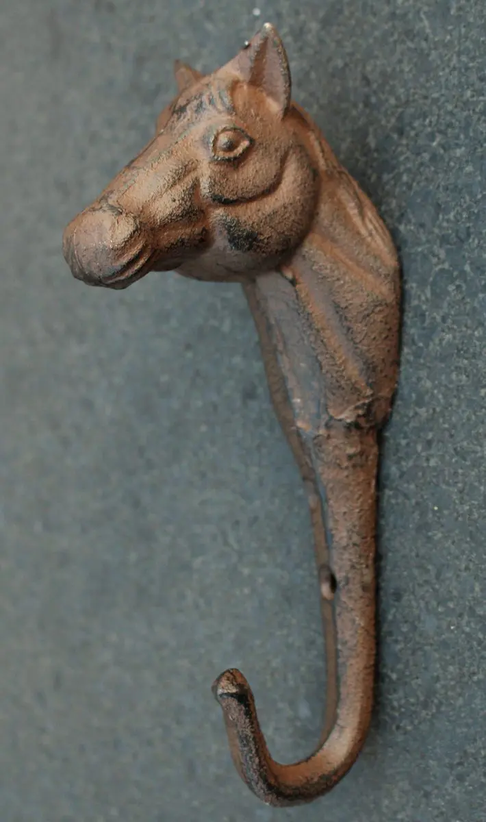 Kapstokhaak paard, pony, gietijzer   KH744