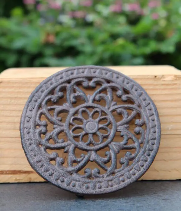 Onderzetter treefje rond 15 cm, gietijzer OG116 - Afbeelding 2