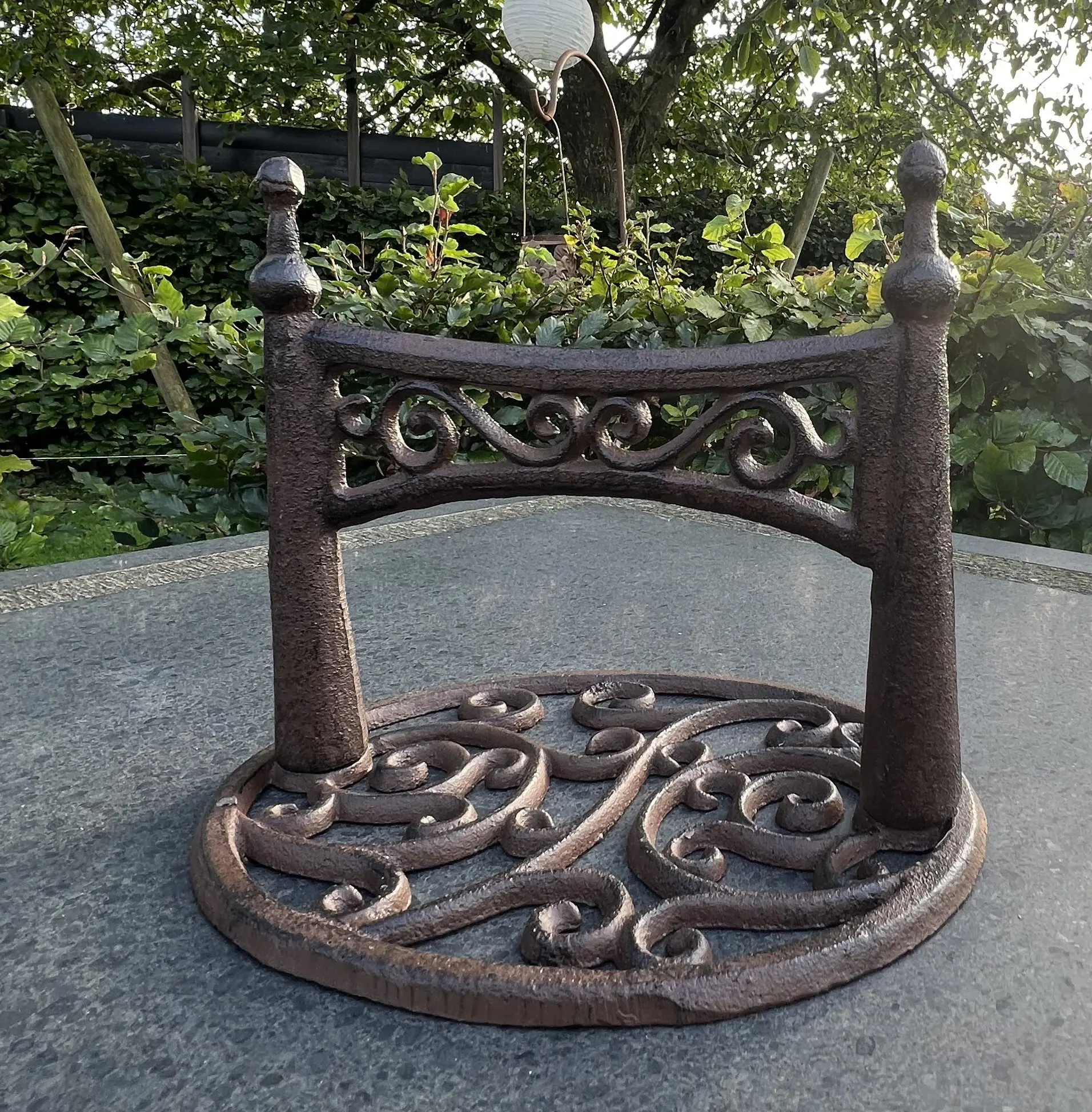 Schoenschraper, Laarzenschraper ellips, gietijzer LH73