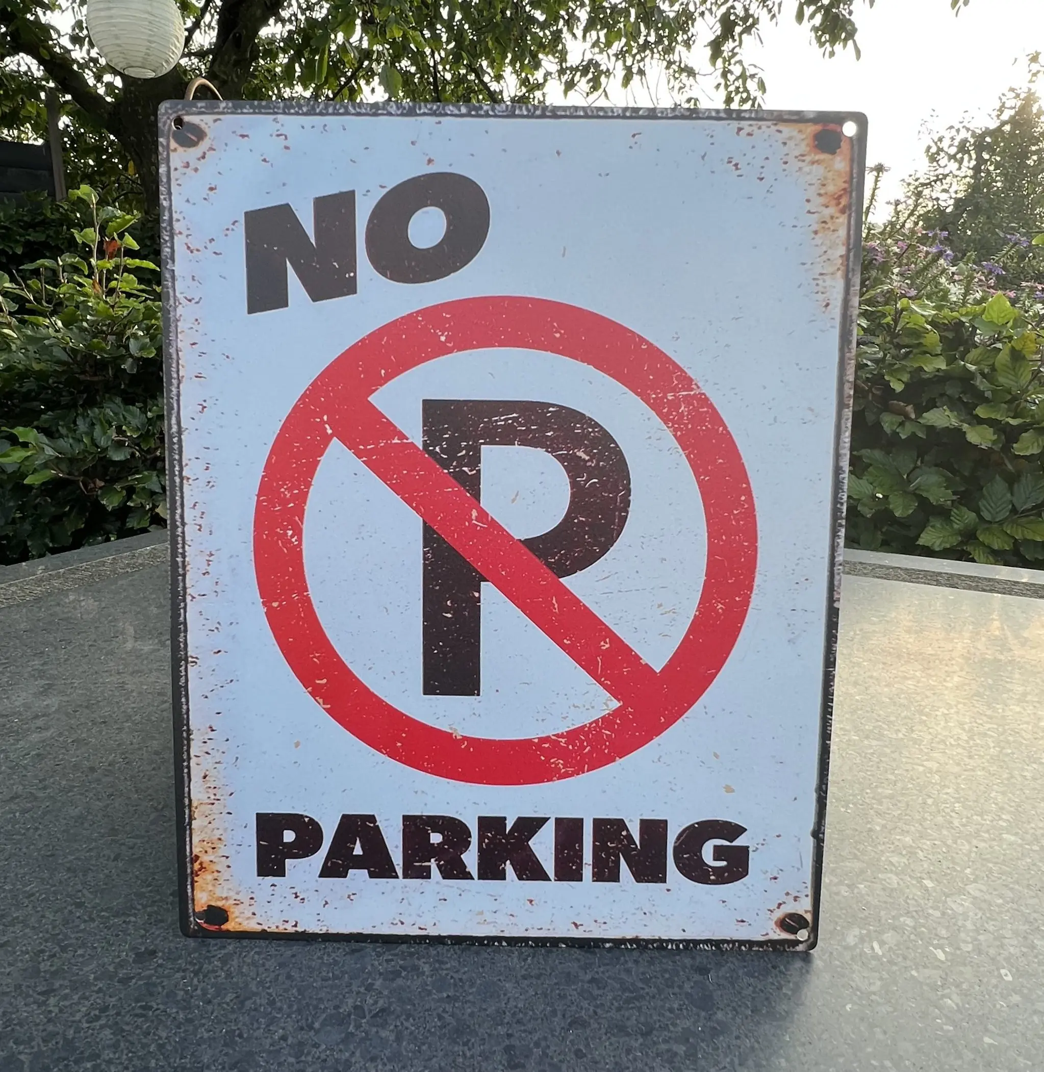 Tekstbord: No Parking TB532