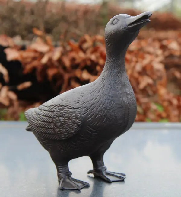 Dierenbeeld eend, gietijzer, L     EG130
