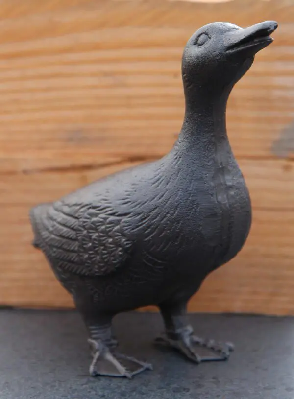 Dierenbeeld eend, gietijzer, L     EG130 - Afbeelding 4