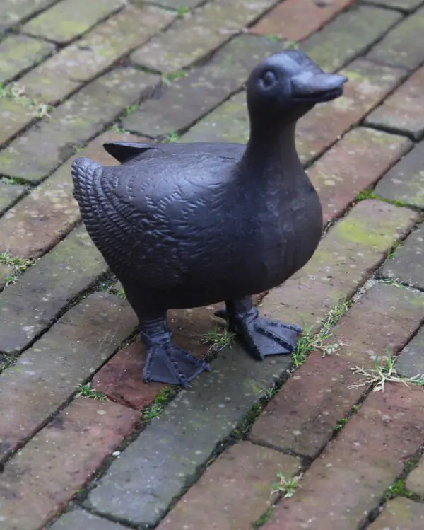 Dierenbeeld eend, gietijzer, L     EG130 - Afbeelding 5