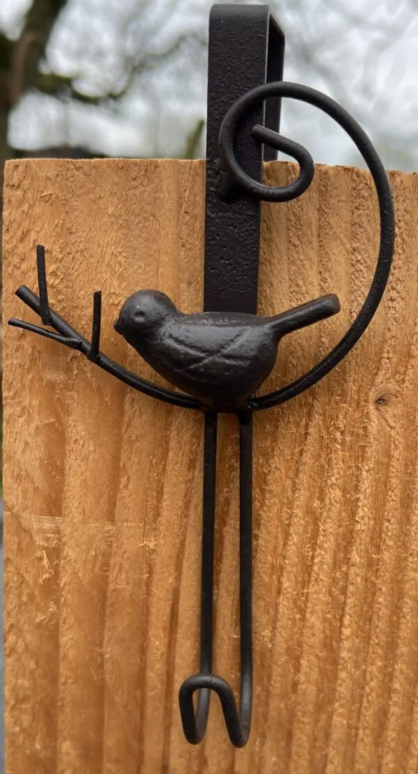 Deurhanger, kasthanger vogel, metaal 6Y1345 - Afbeelding 2