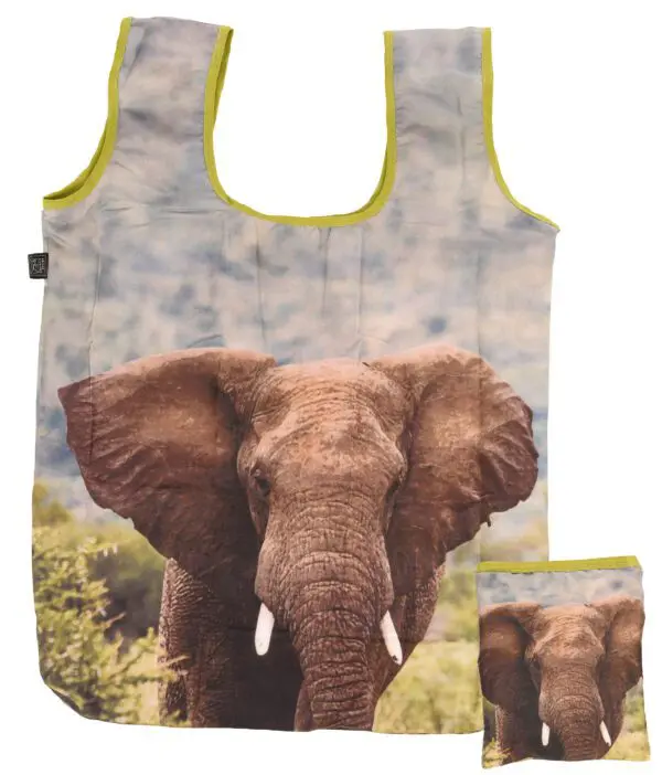 Boodschappentas olifant, opvouwbaar TP153-1 - Afbeelding 2