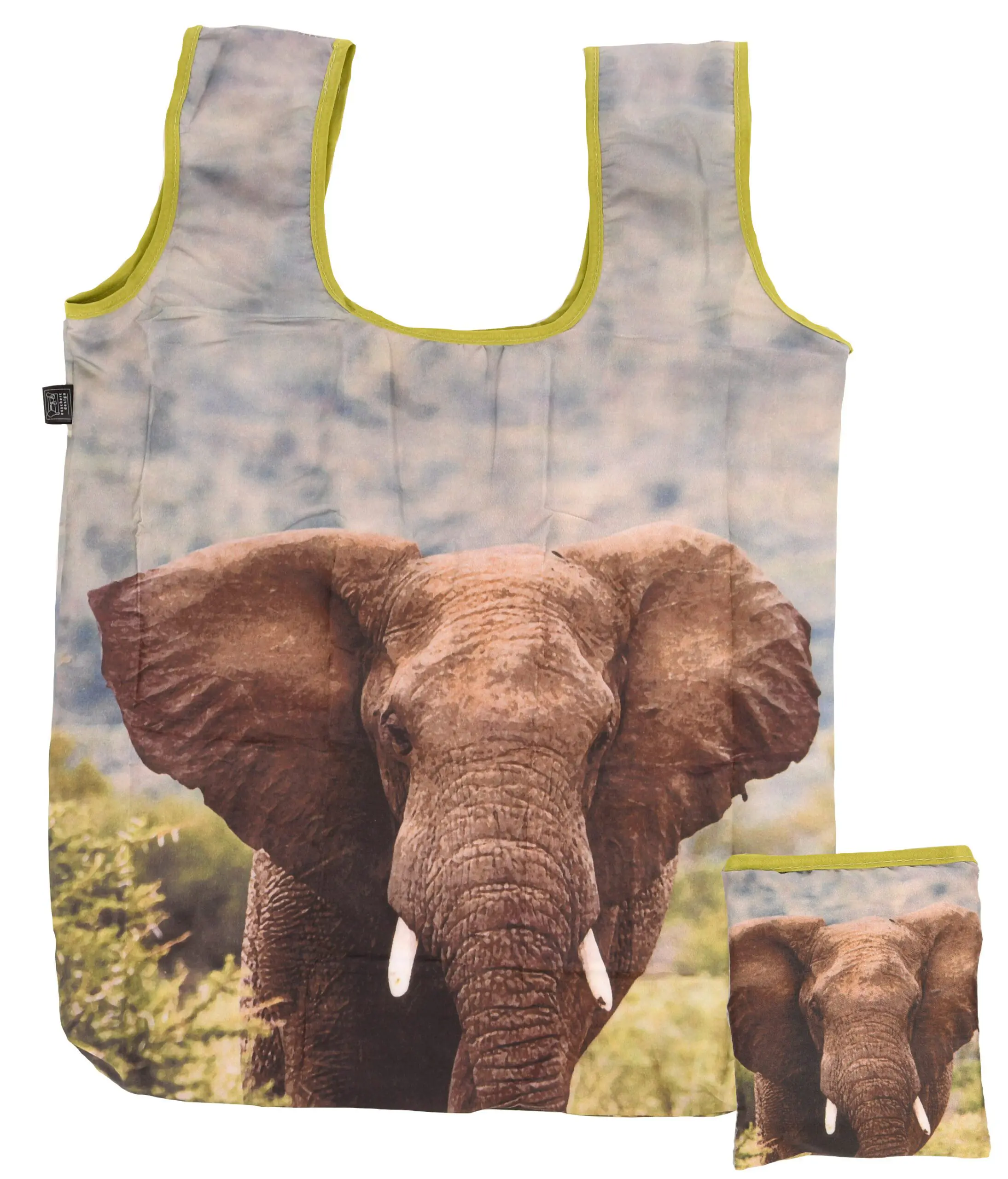Boodschappentas olifant, opvouwbaar TP153-1 - Afbeelding 2