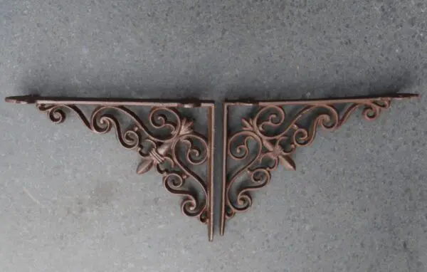Plankdrager, wandhaak 17,7 cm. gietijzer CB29-1 - Afbeelding 7