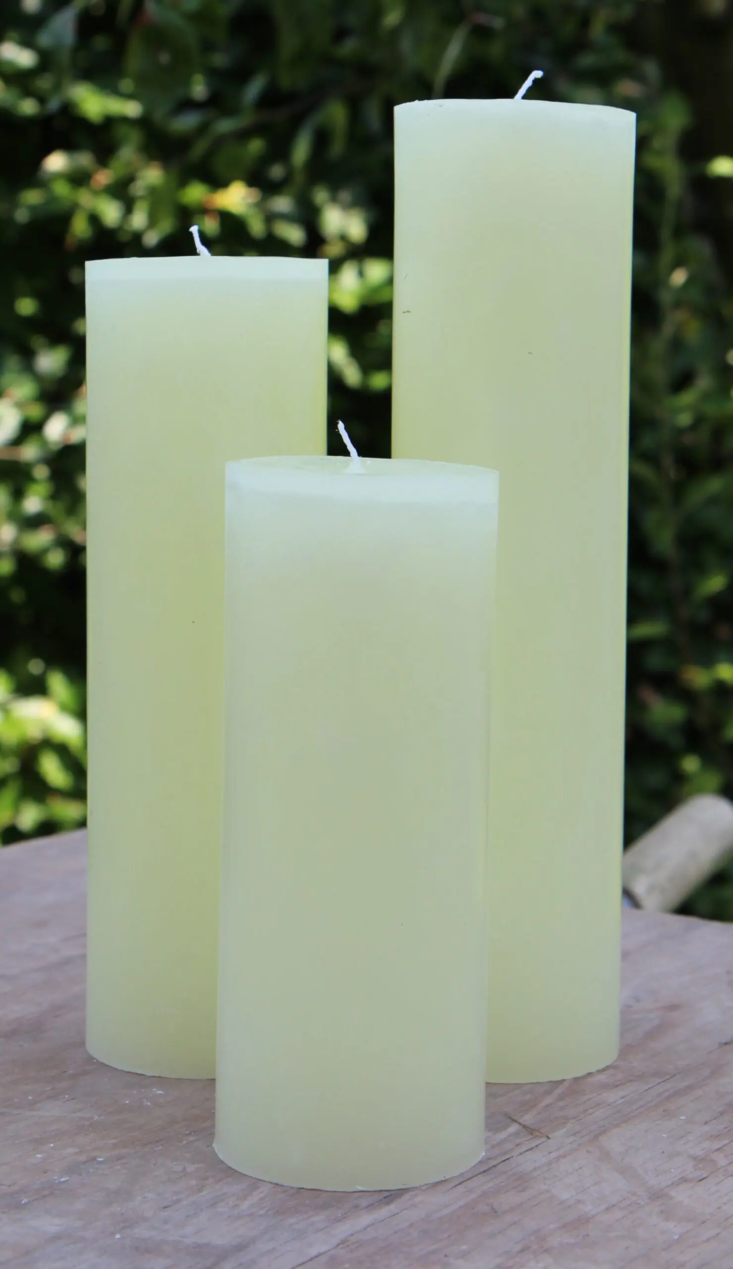 Krulkaars, Bika kaarsen, set van 3, vanille   333166