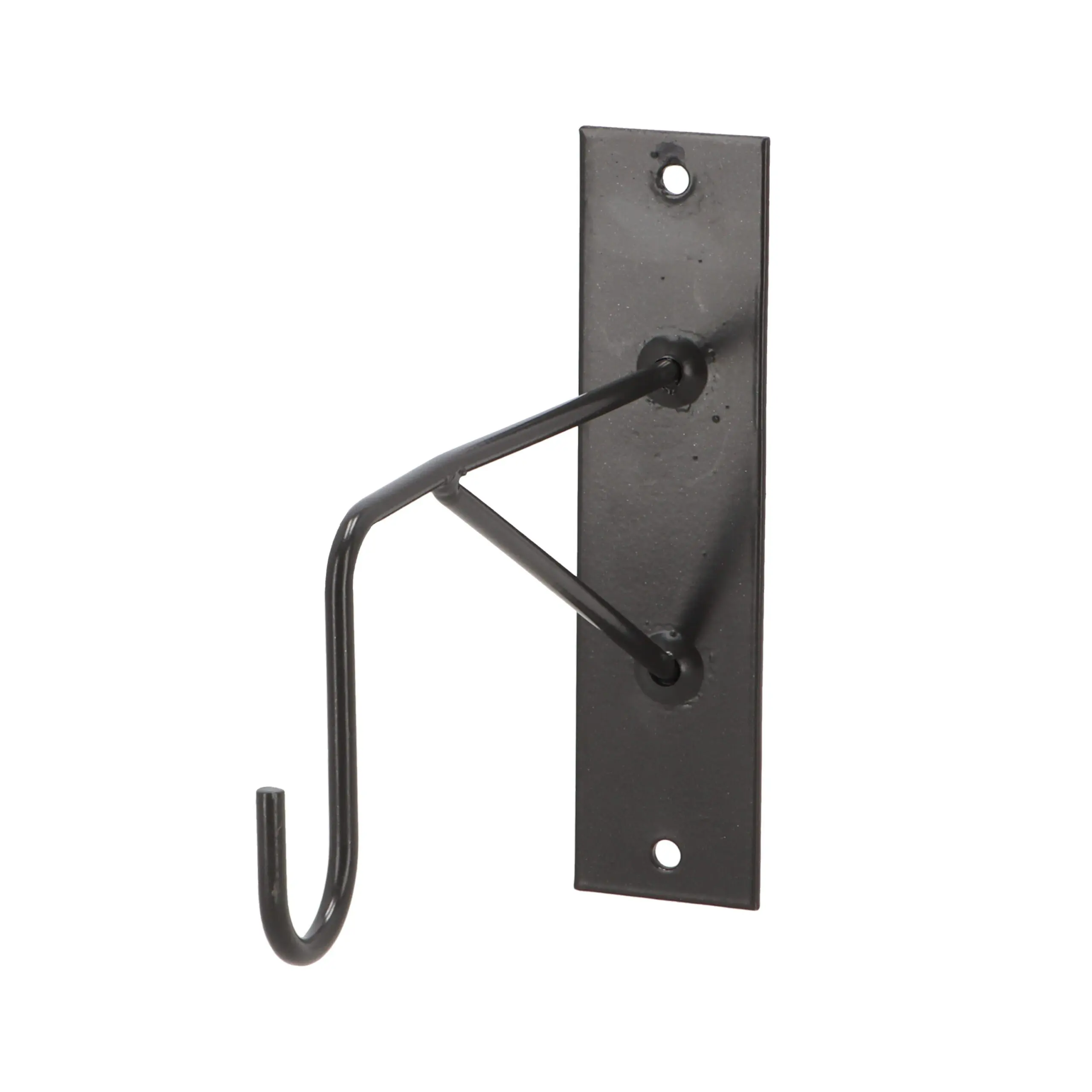 Wandhaak 21,4 cm. metaal, zwart BPH124 - Afbeelding 6