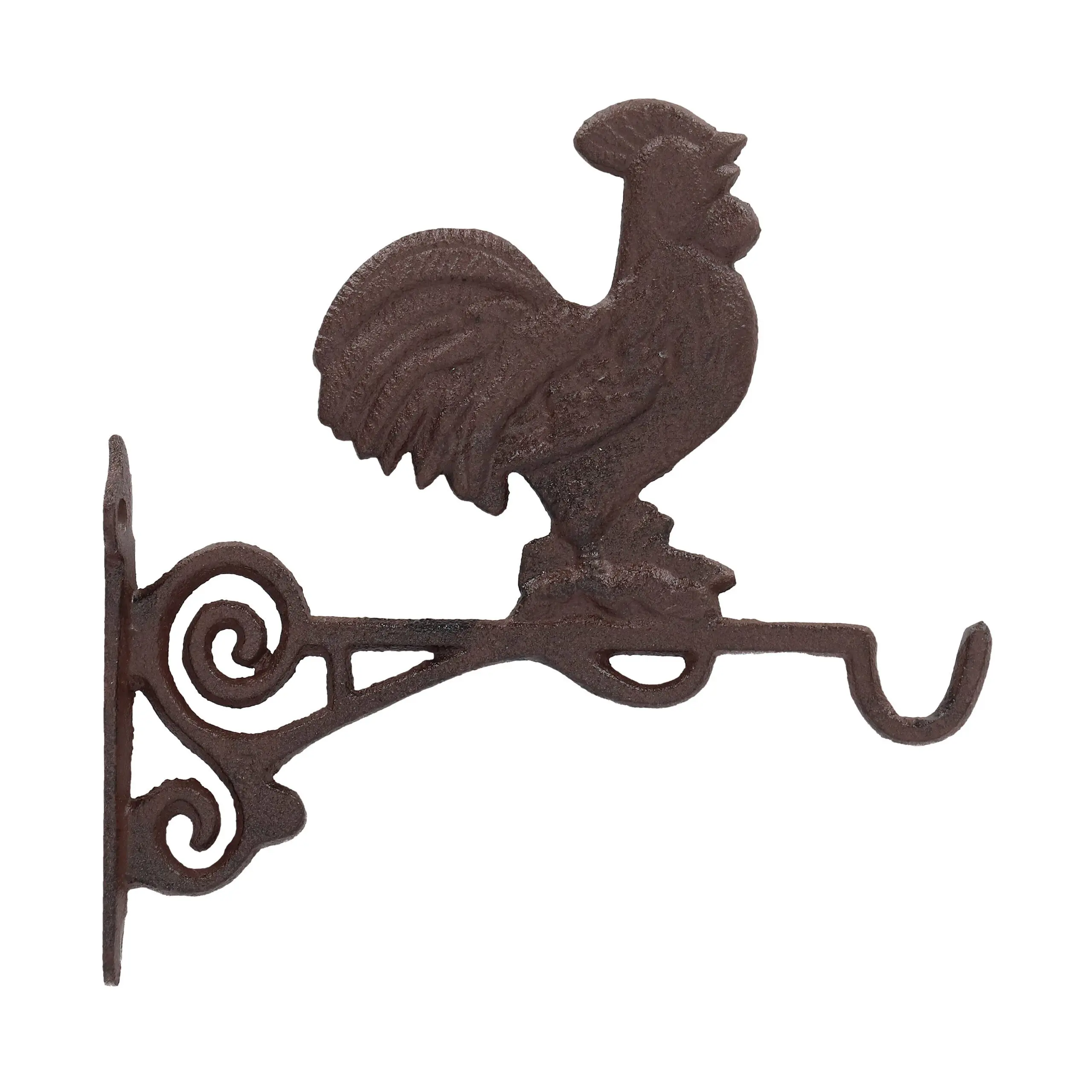 Wandhaak haan, gietijzer, BPH181 - Afbeelding 7