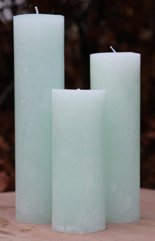 Krulkaars, Bika Kaarsen, set van 3, Rustiek Seafoam  333162 - Afbeelding 3