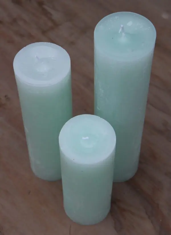 Krulkaars, Bika Kaarsen, set van 3, Rustiek Seafoam  333162 - Afbeelding 2