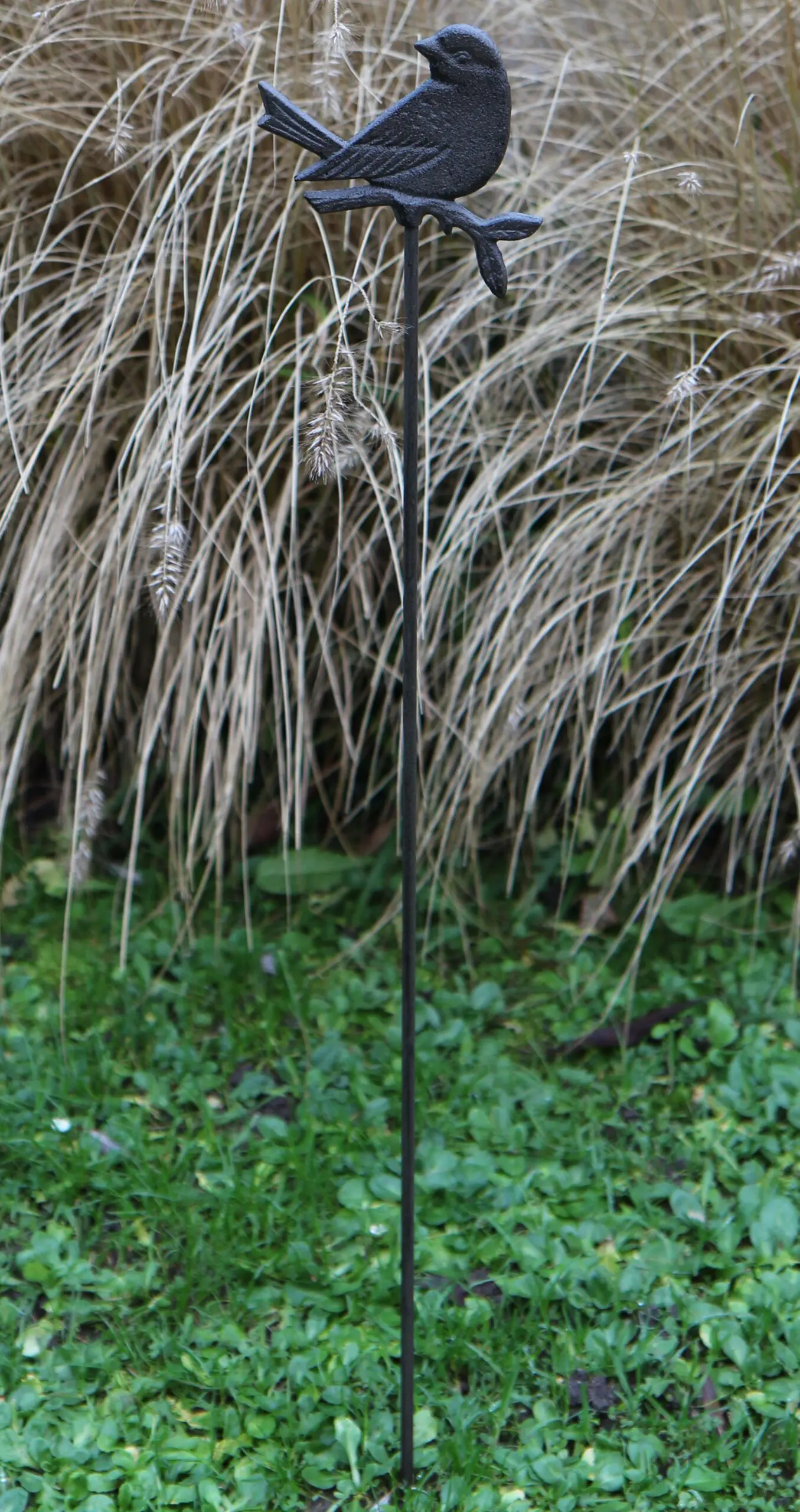 Tuinsteker vogel op tak, gietijzer SV310A - Afbeelding 3