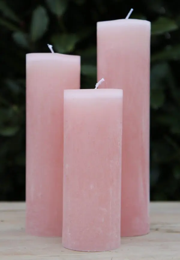 Krulkaars, Bika Kaarsen, set van 3, Pale Dogwood 333160