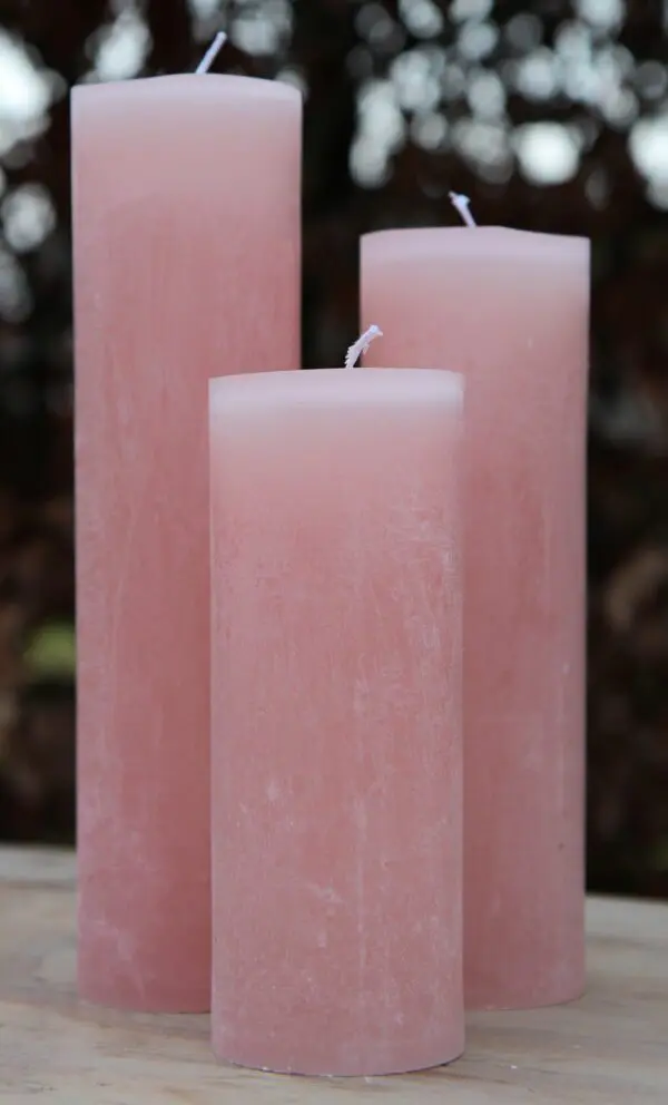 Krulkaars, Bika Kaarsen, set van 3, Pale Dogwood 333160 - Afbeelding 3
