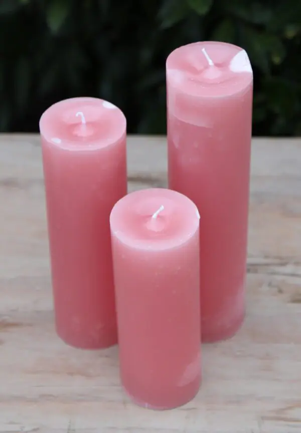 Krulkaarsen, Bika kaarsen, set van 3, Baksteen 333118G - Afbeelding 2