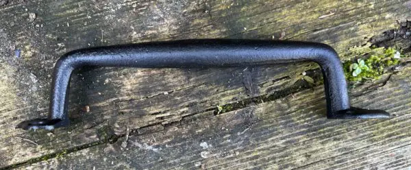 Handgreep 24 cm robuust, gietijzer, zwart  HG186 - Afbeelding 3