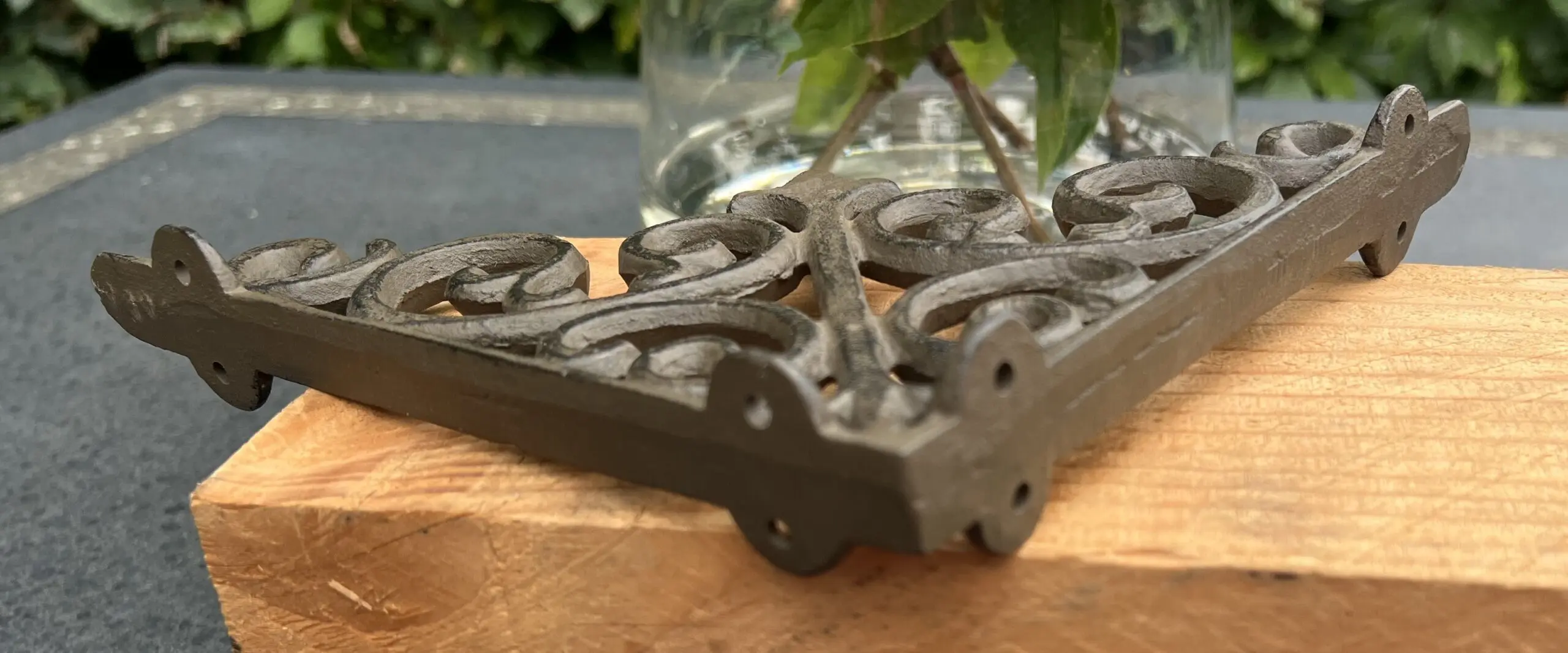 Plankdrager vierkant 18,3 cm, gietijzer PD175 - Afbeelding 10