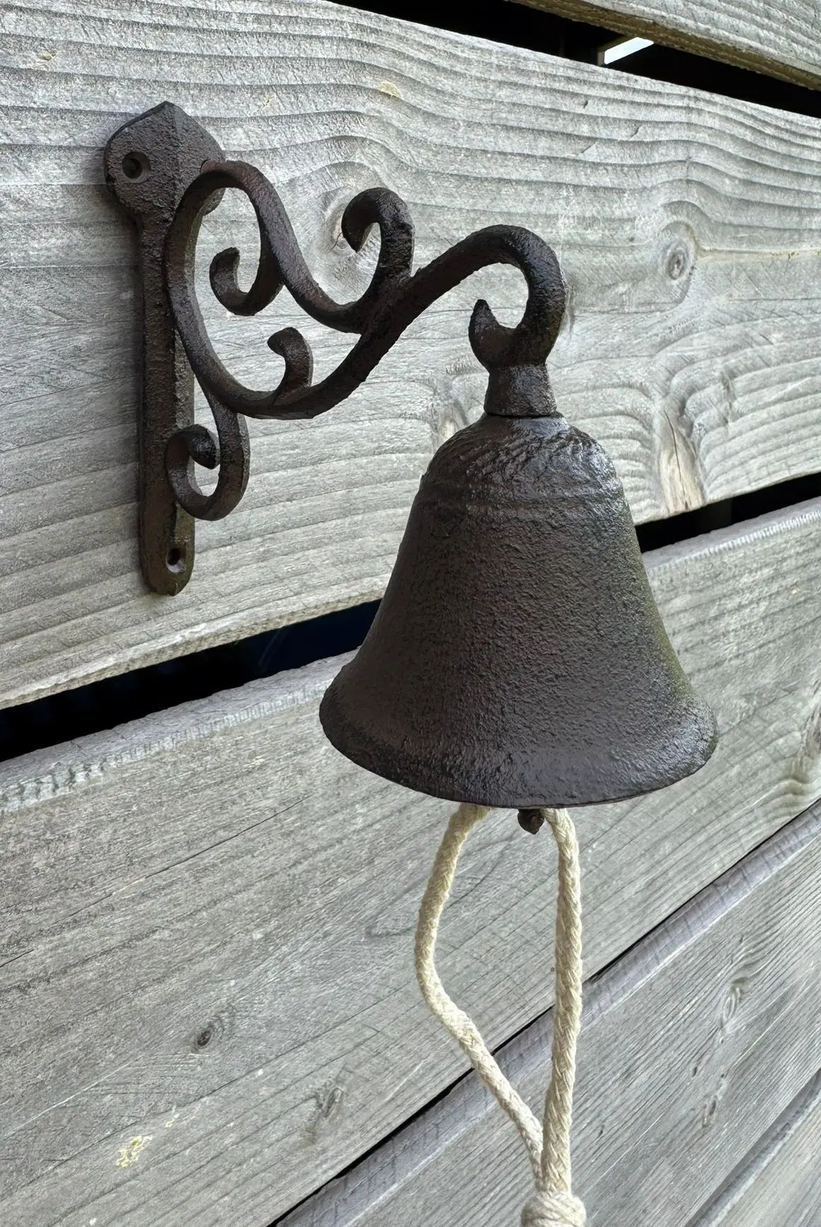 Deurbel rustiek, gietijzer DB156 - Afbeelding 3