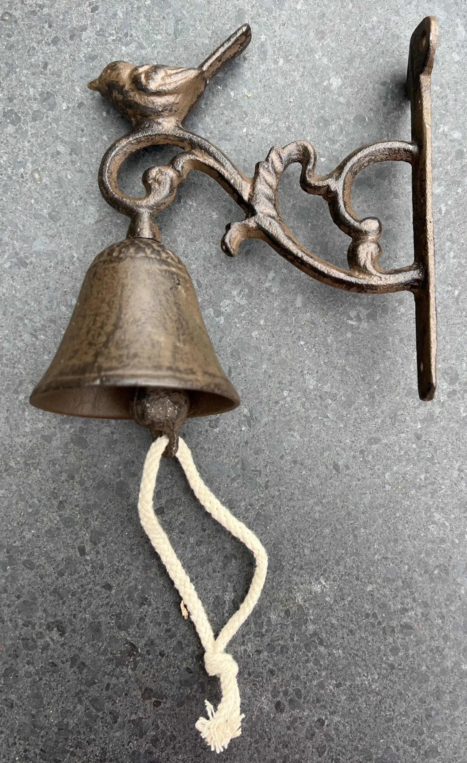 Deurbel vogel, gietijzer DB81 - Afbeelding 3