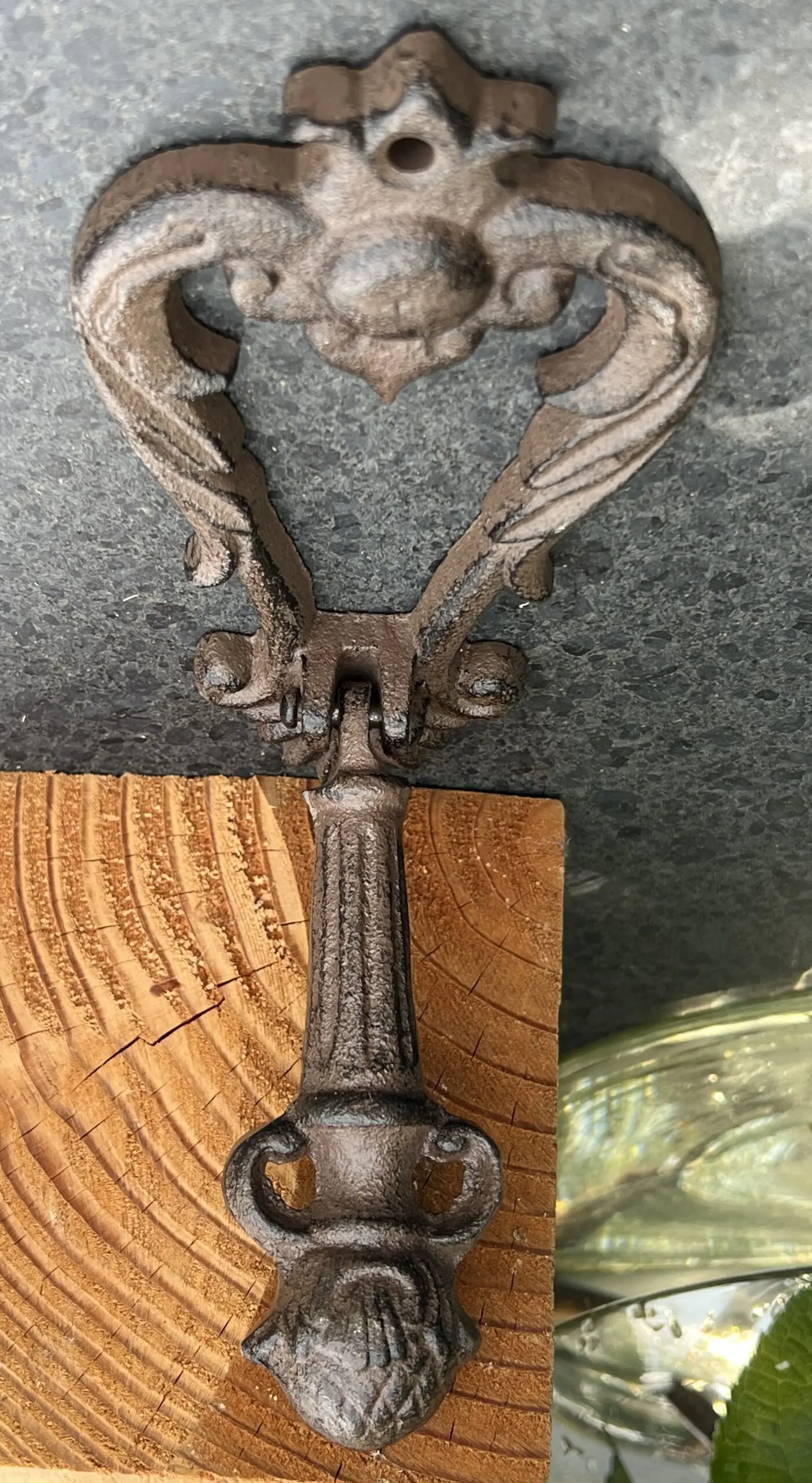 Deurklopper klassiek, gietijzer DG161 - Afbeelding 2