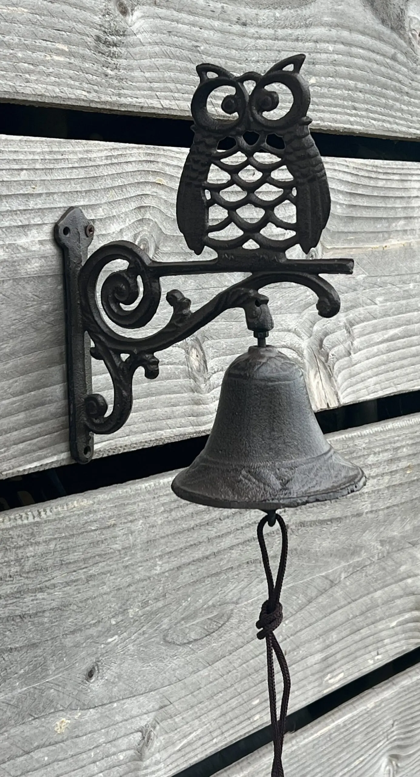 Deurbel uil gietijzer  DB160 - Afbeelding 3