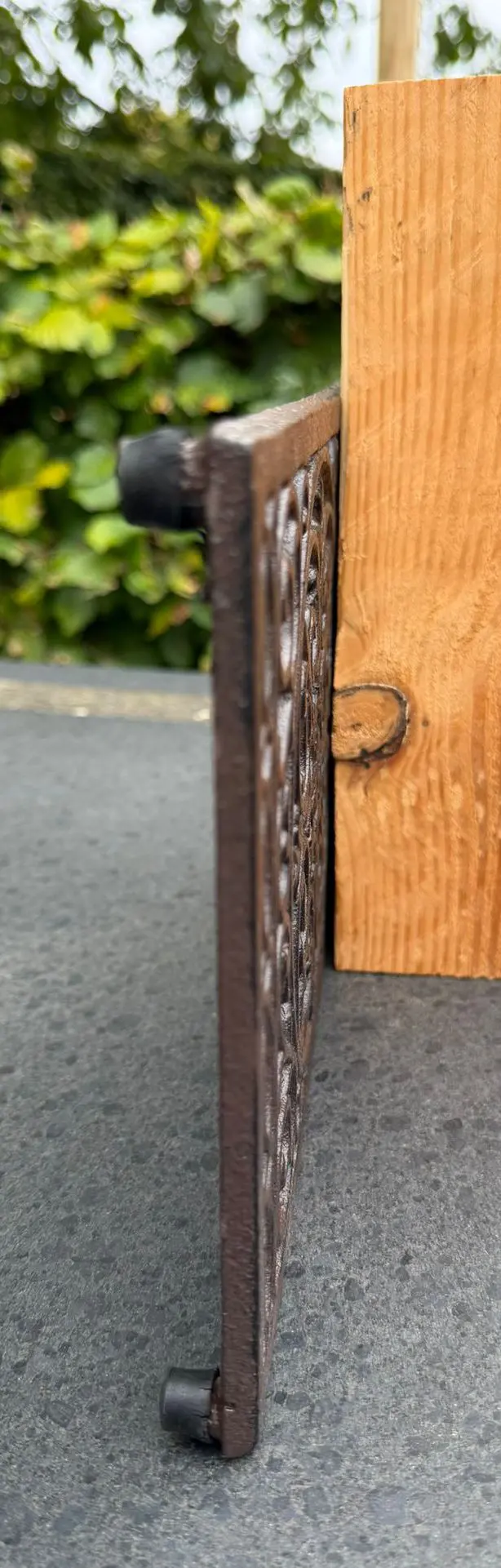 Onderzetter, treefje rechthoek, gietijzer OG487 - Afbeelding 5