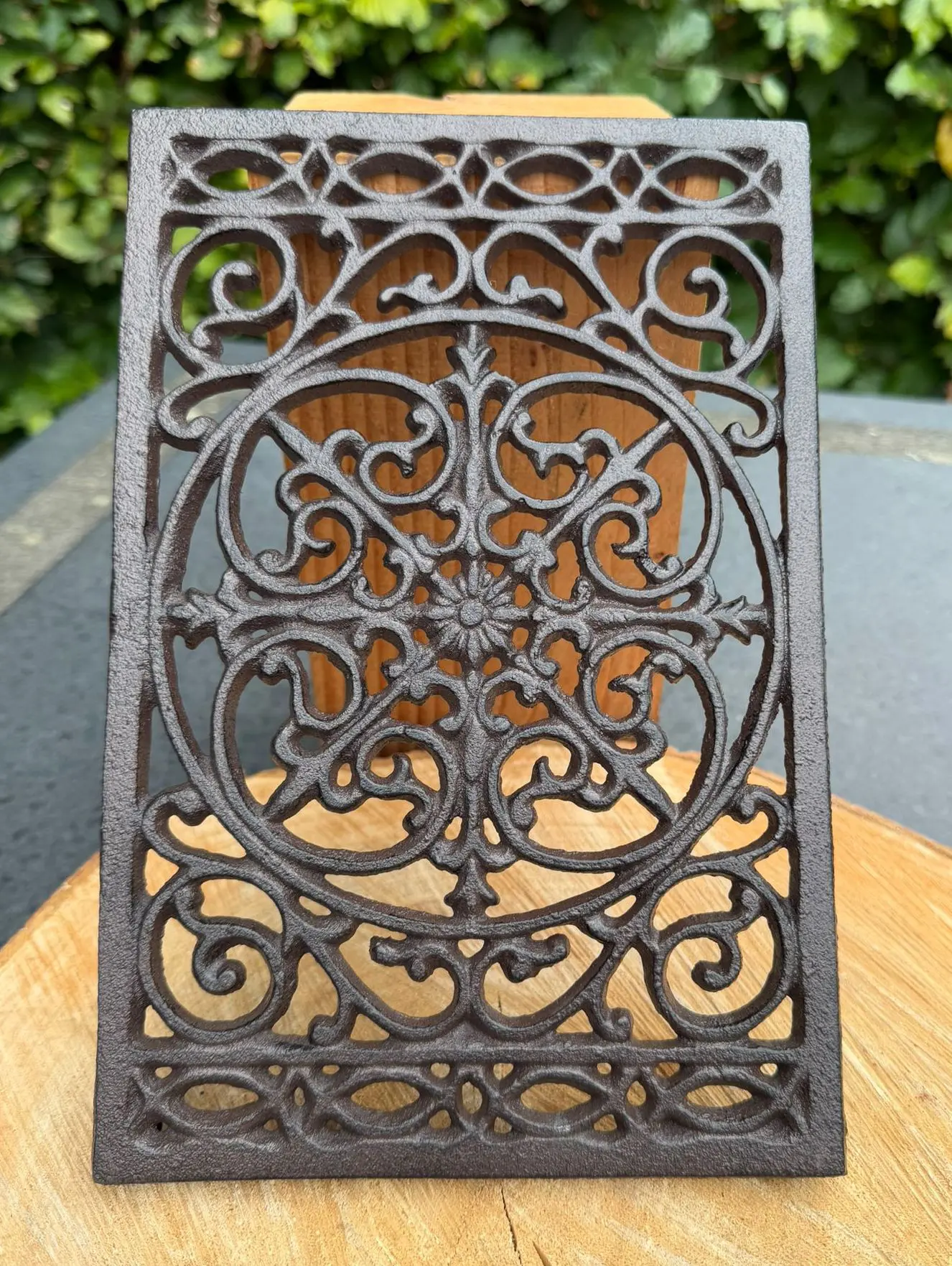 Onderzetter, treefje rechthoek, gietijzer OG487 - Afbeelding 2