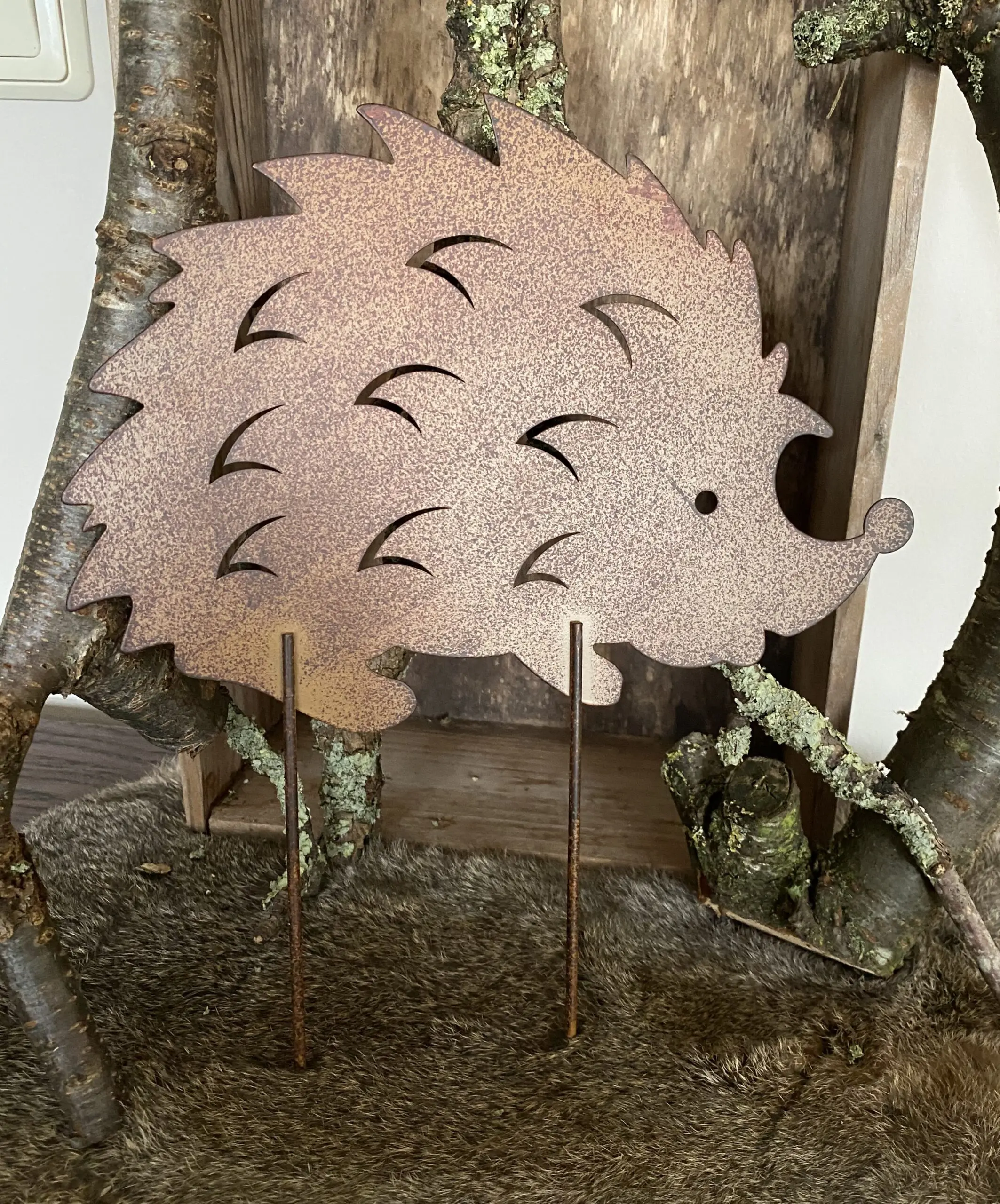 Tuinsteker egel, metaal SE234 - Afbeelding 3