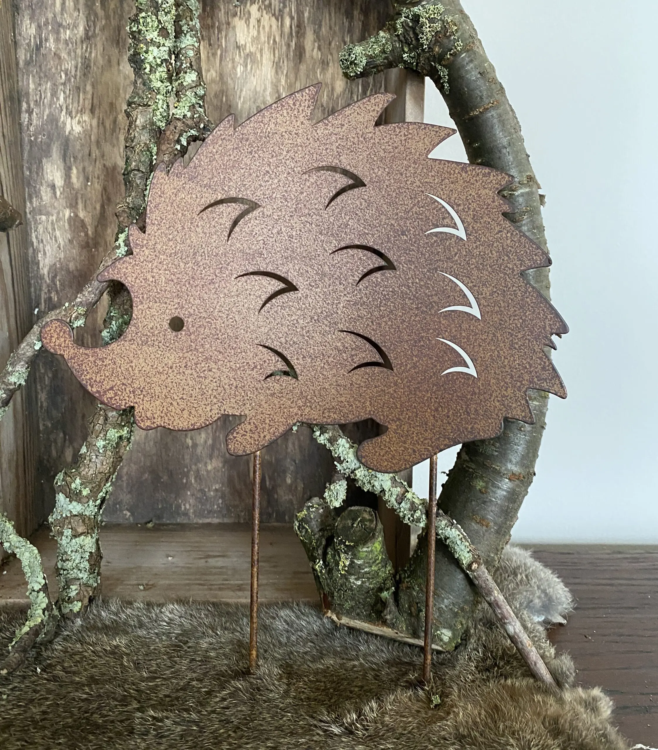 Tuinsteker egel, metaal SE234