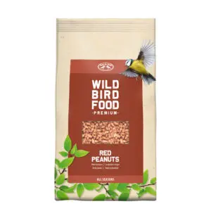 Rode gepelde pinda’s voor tuinvogels, zak van 1 kg  FB879