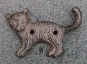 Kapstokhaak Kat/Poes Gietijzer KH1125A